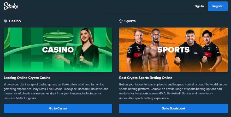 Stake.com Casino and Sports Registration